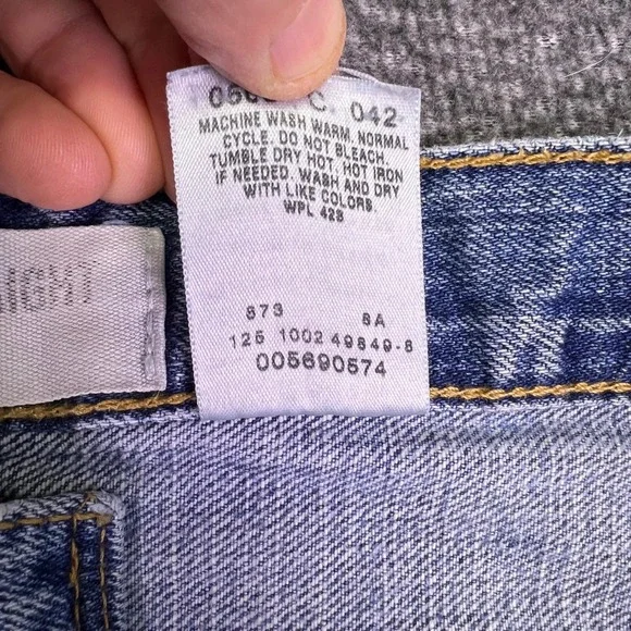 VTG Levis 569 Jeans Men 36x30 Blue Denim Casual Baggy Loose Straight Relaxed Y2K - Picture 16 of 16